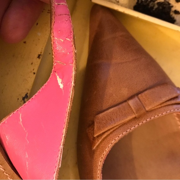 Steve Madden Leather Pointed Low Heel Shoes Size 9 Narrow Size Not on Shoe - Picture 12 of 13